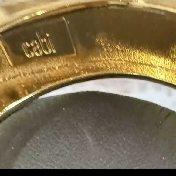 CABI Faux Tortise Shell G Inside diameter from side to side is 2 1/4" NWOT - Picture 3 of 6